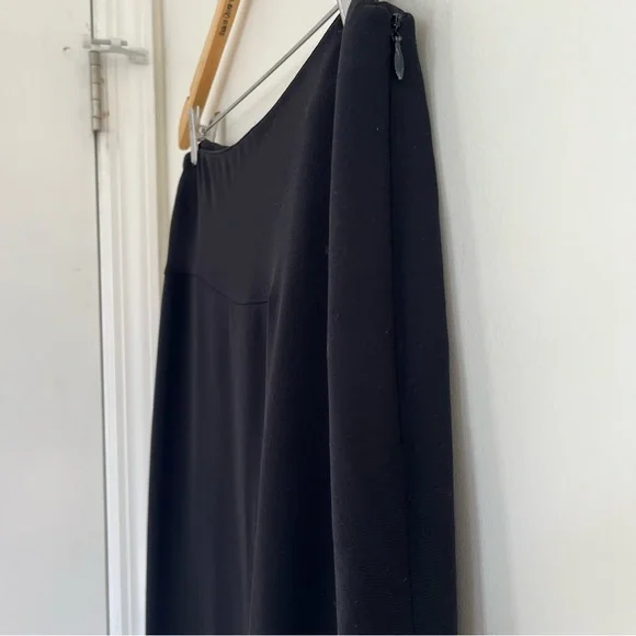 Giorgio Armani Black 100% Silk Maxi Straight Skirt in 46EU (10US) or L - Picture 9 of 16
